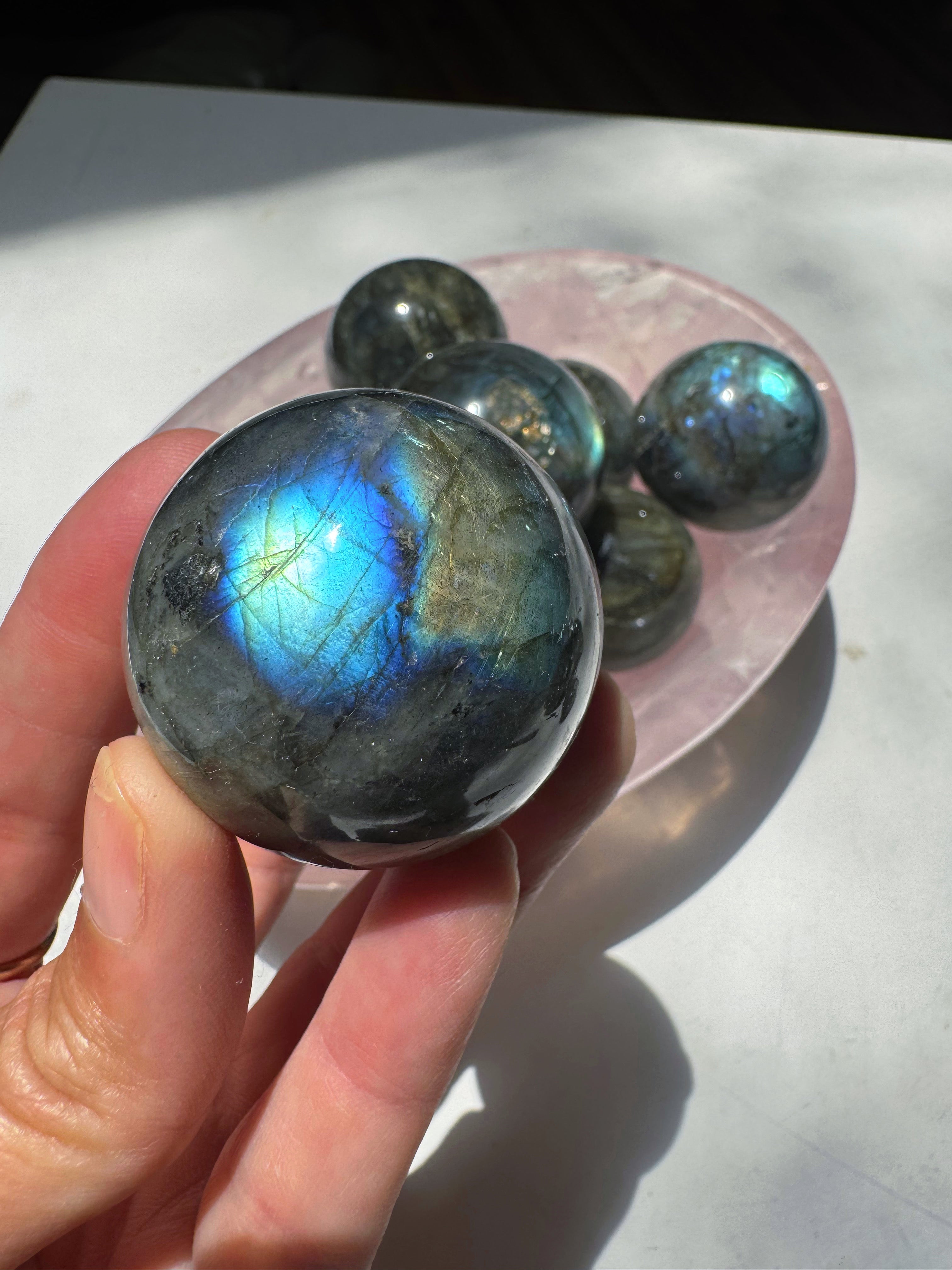 Labradorite Spheres Baltic Mermaid