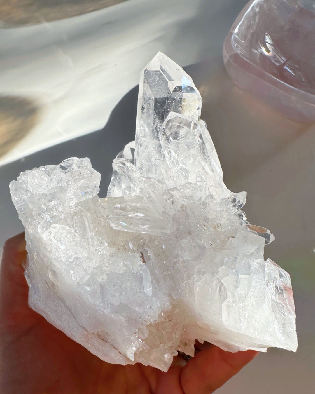 Clear Quartz Cluster - Baltic Mermaid