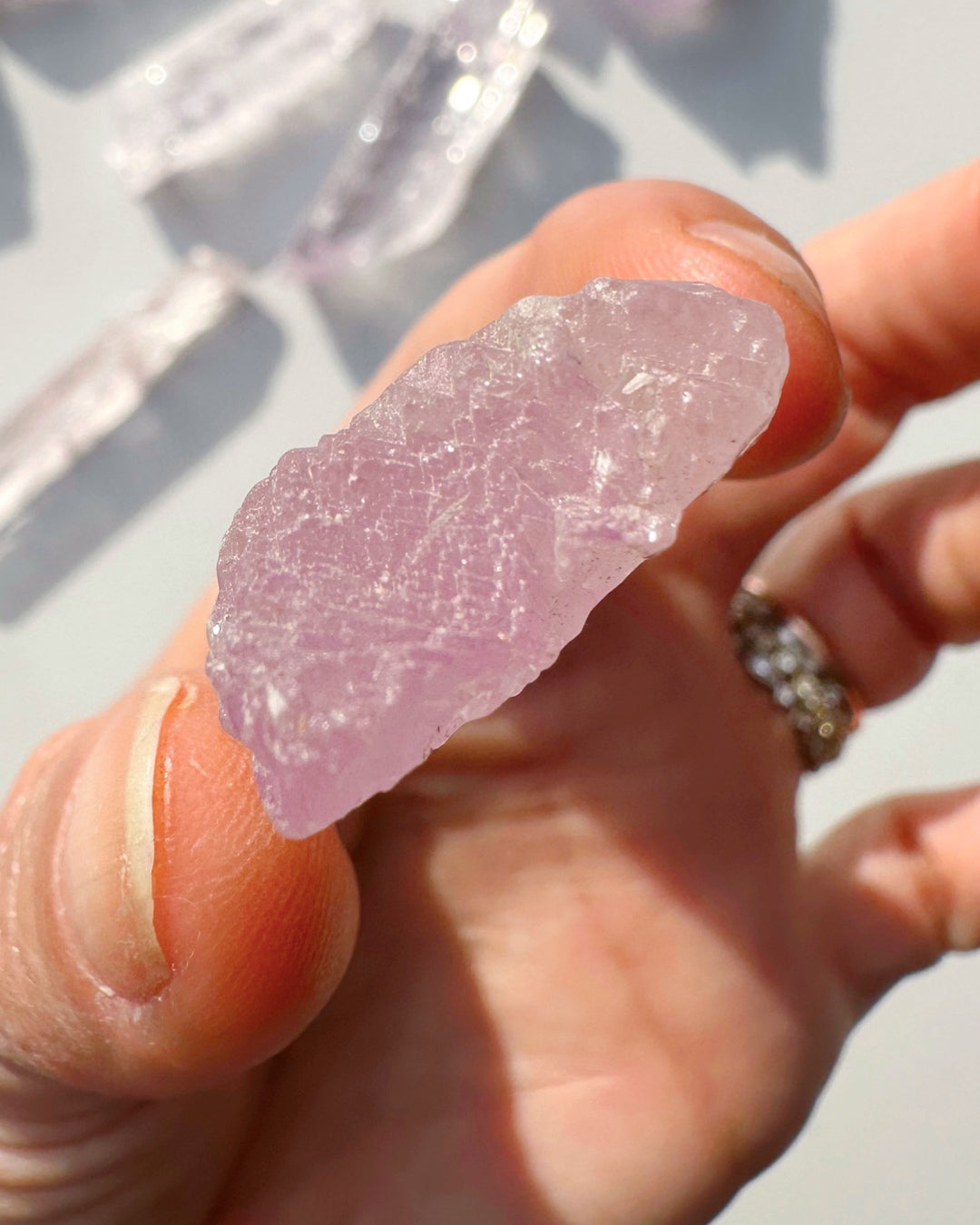 Raw Kunzite