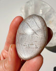 Sunstone & Peach Moonstone Palm Stone - O