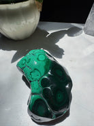 Large Polished Malachite Baltic Mermaid