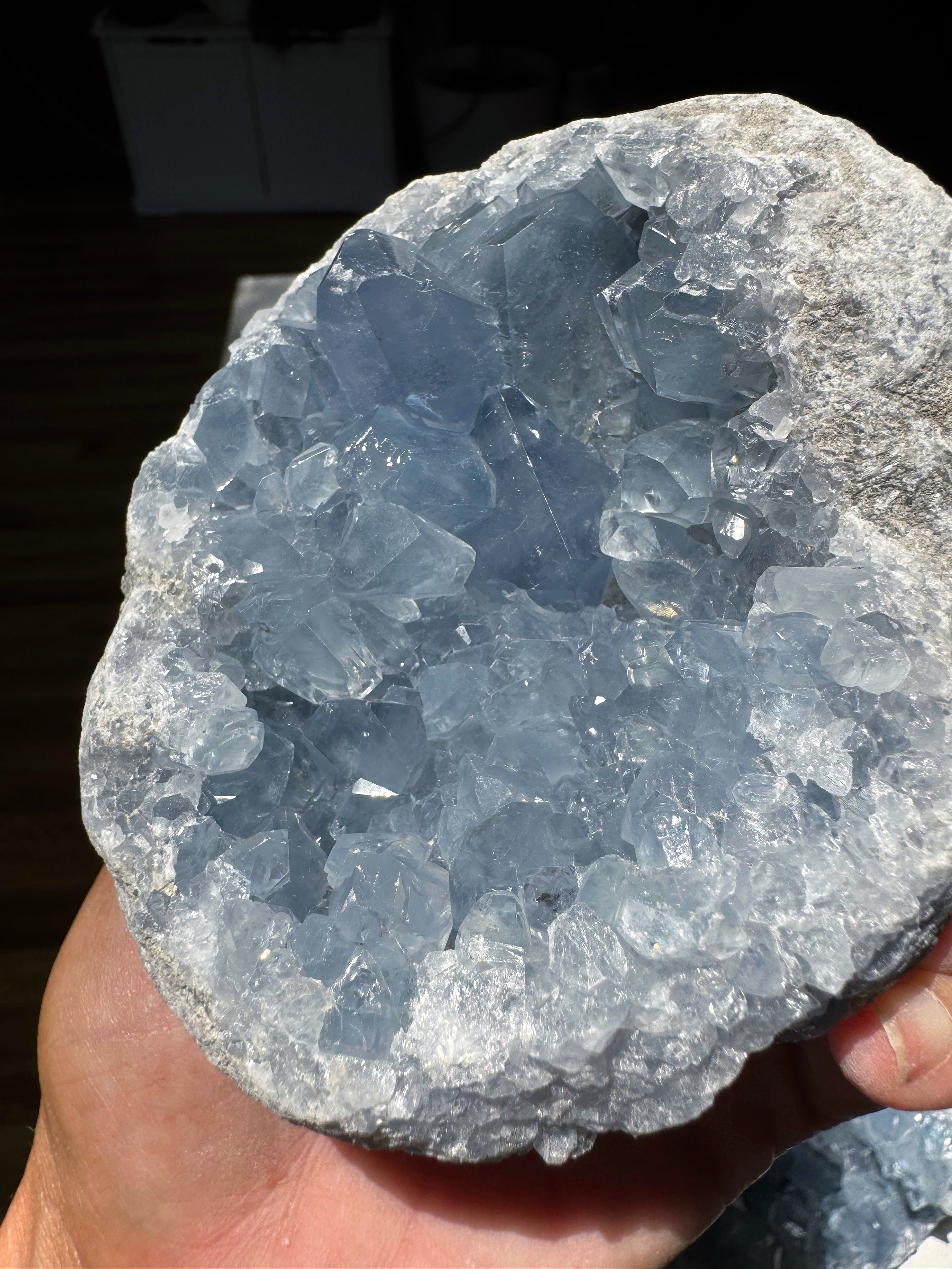 Celestite Cluster Baltic Mermaid