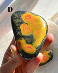 Bumblebee Jasper Palm Stones