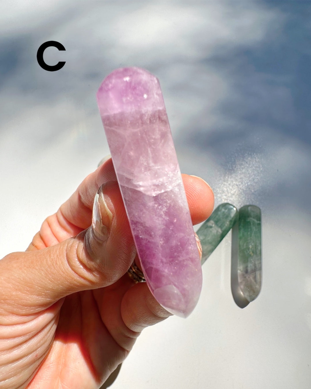 Fluorite Massage Wands