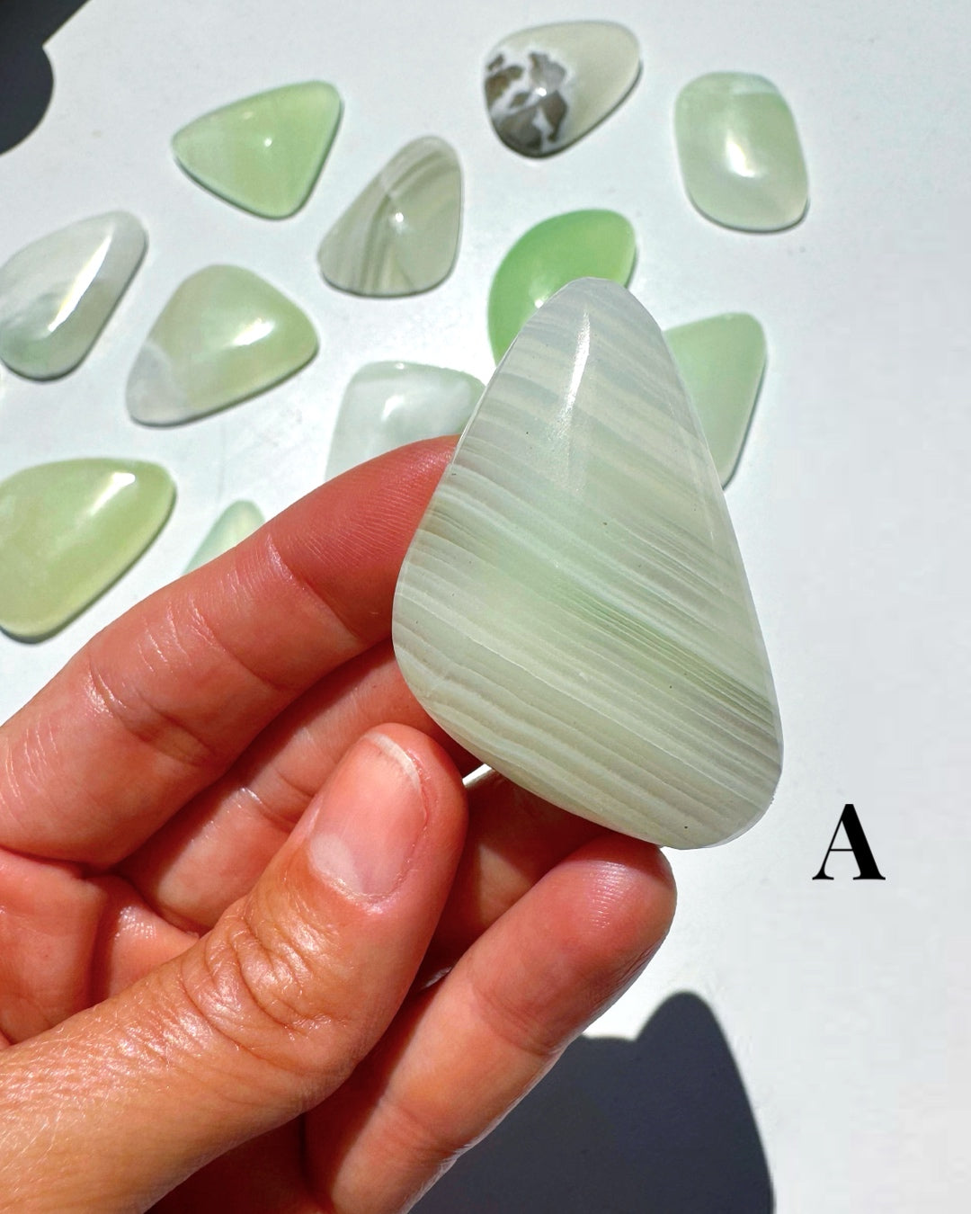 Green Calcite Cabs - Baltic Mermaid
