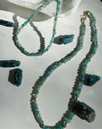 “Frankie” - Blue Apatite Gemstone Candy Necklace