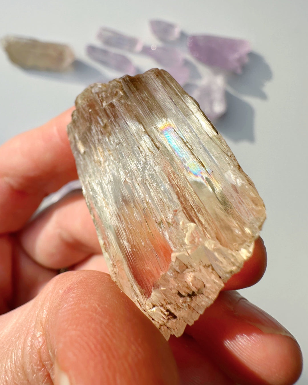 Raw Kunzite