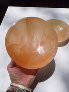 Peach Selenite Bowl Baltic Mermaid