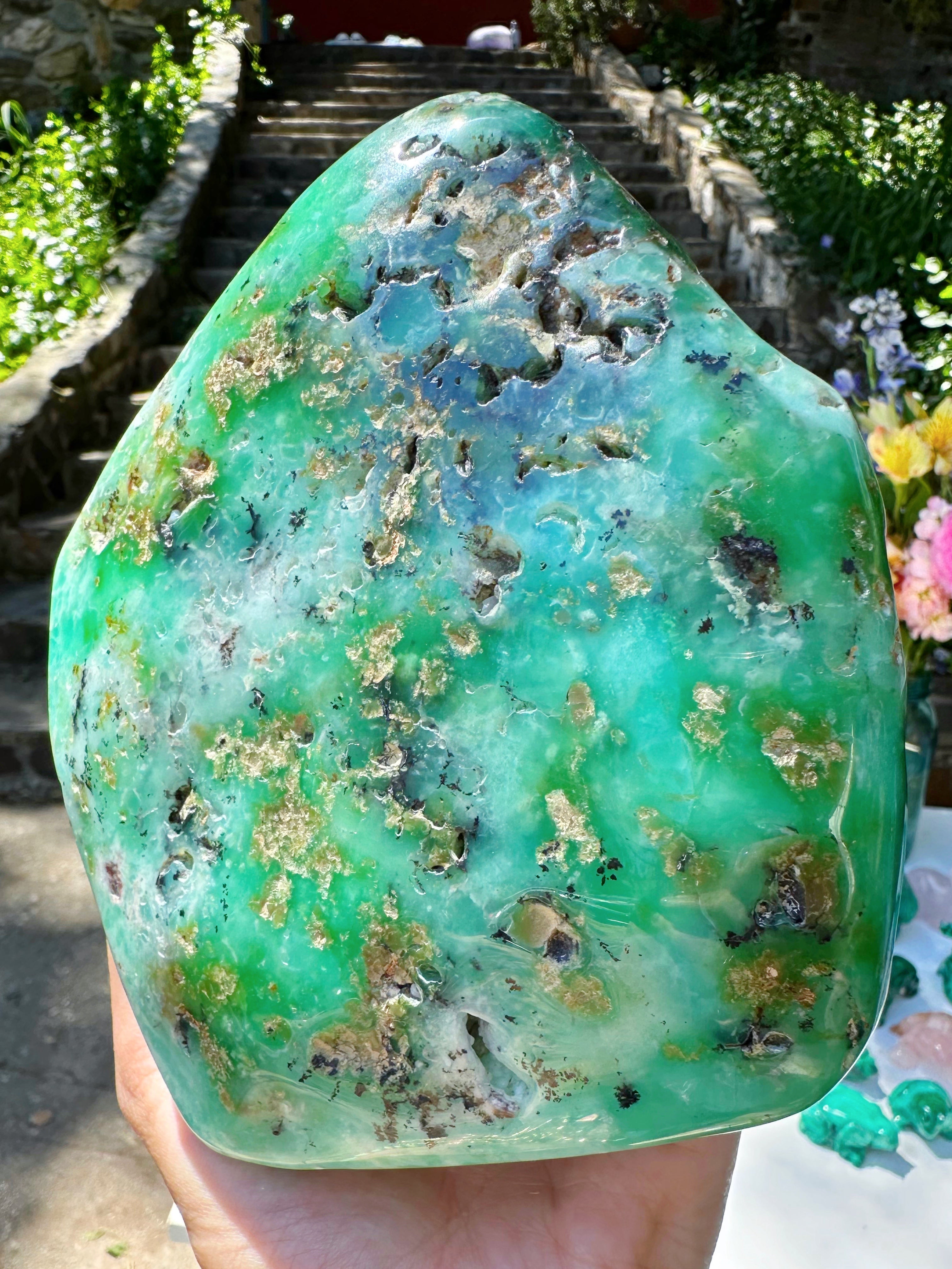 Chrysoprase Freeform - from Australian - Baltic Mermaid