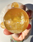 Honey Optic Calcite Spheres - AAA