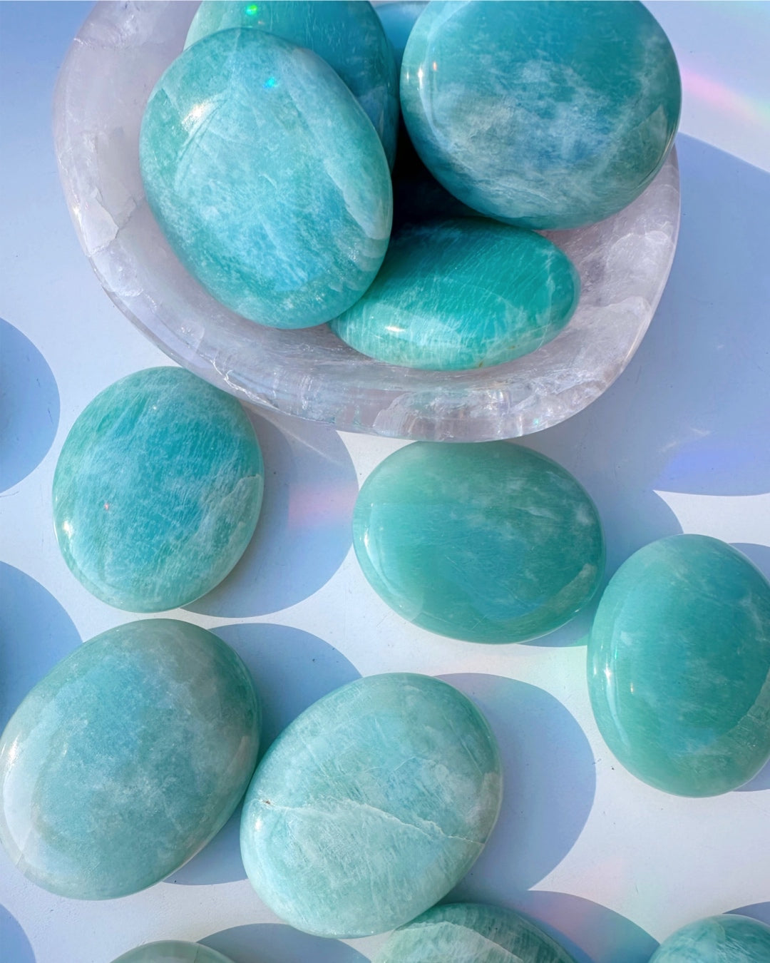 Amazonite Palm Stones - Baltic Mermaid