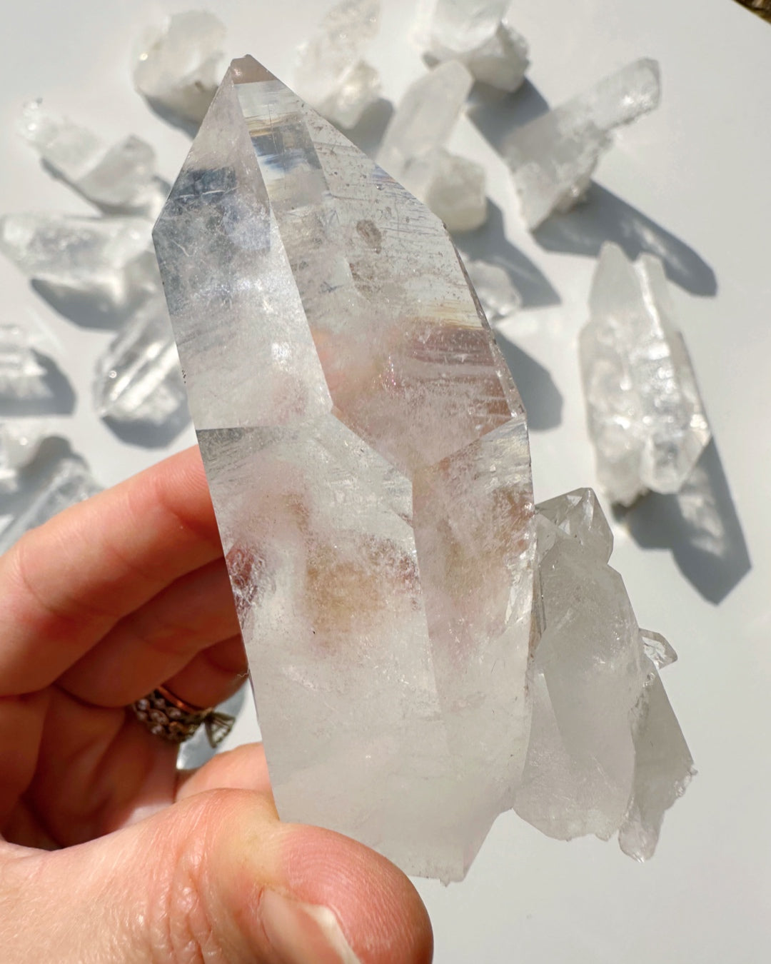 Arkansas Quartz Point A - Super Clear