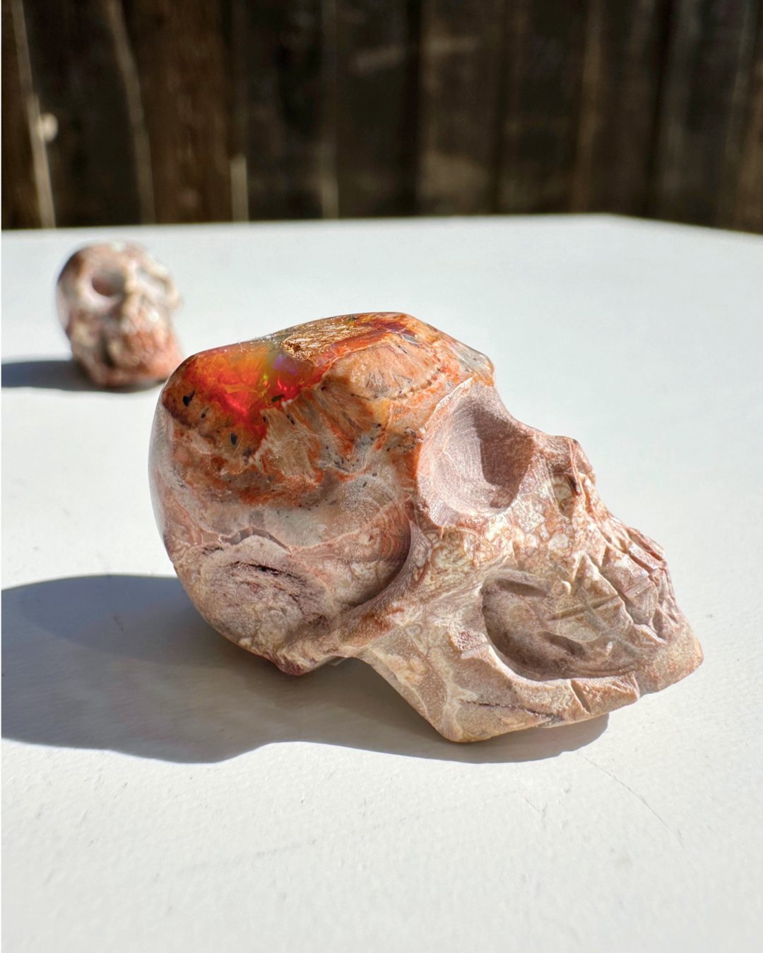 Cantera Opal Skull - Baltic Mermaid