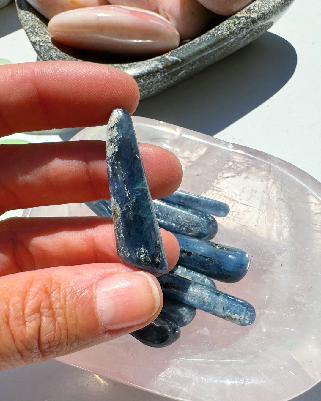 Polished Blue Kyanite Blades - Baltic Mermaid