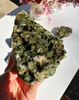 Epidote Quartz Cluster