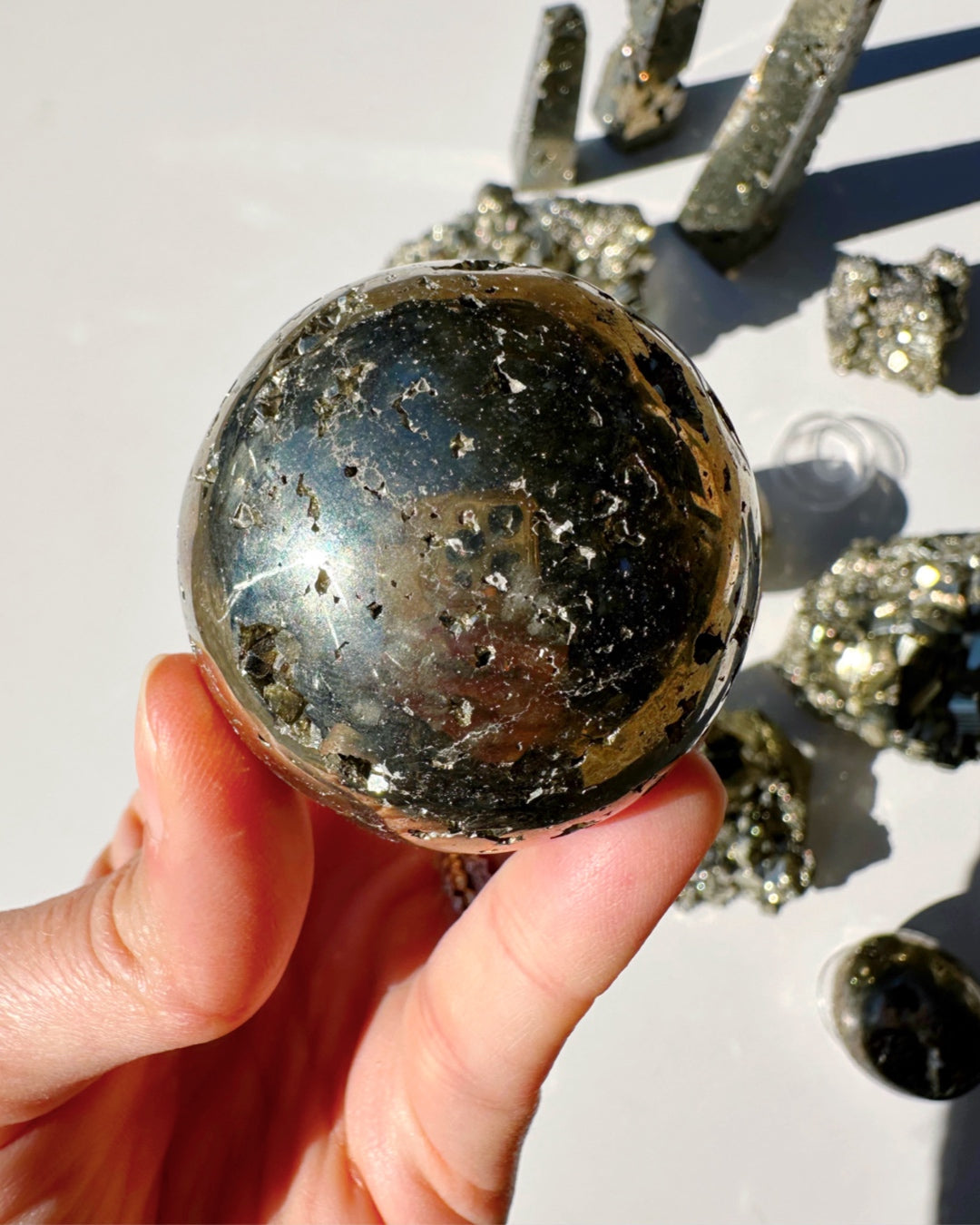 Pyrite Sphere - Baltic Mermaid