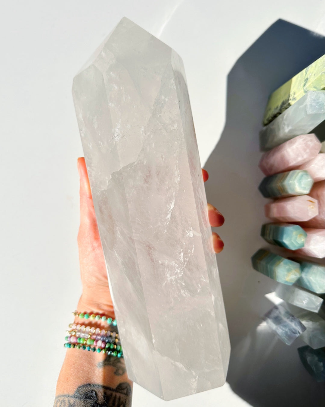 Large Quartz Tower - Baltic Mermaid