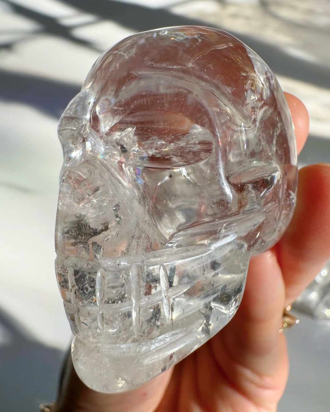 Clear Quartz Skull