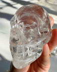 Clear Quartz Skull