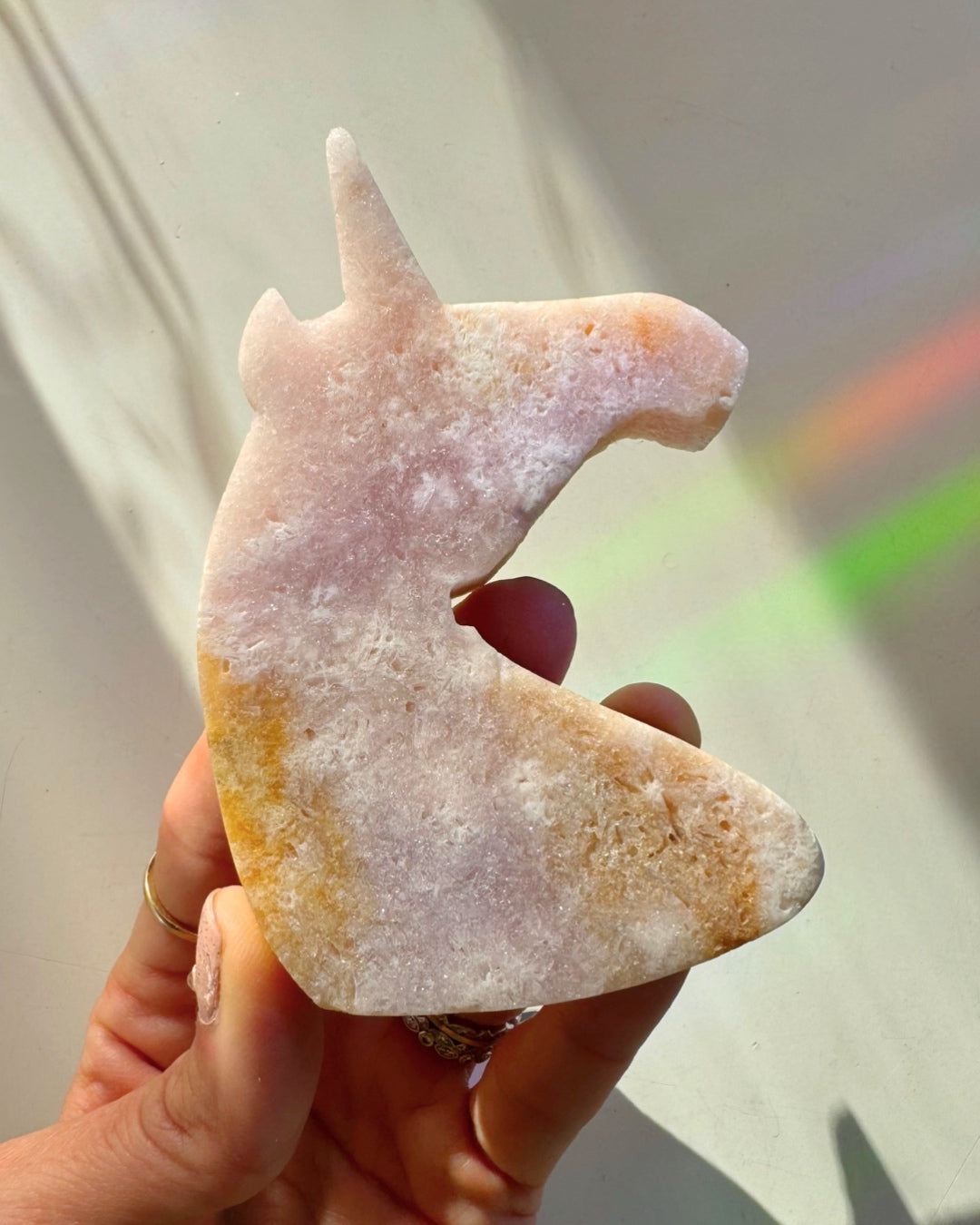 Pink Amethyst Unicorn - Baltic Mermaid