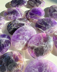 Amethyst Flat Palm Stones