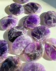 Amethyst Flat Palm Stones