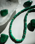 “Donna” - Malachite Gemstone Candy Necklace