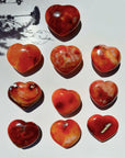 Carnelian Agate Hearts