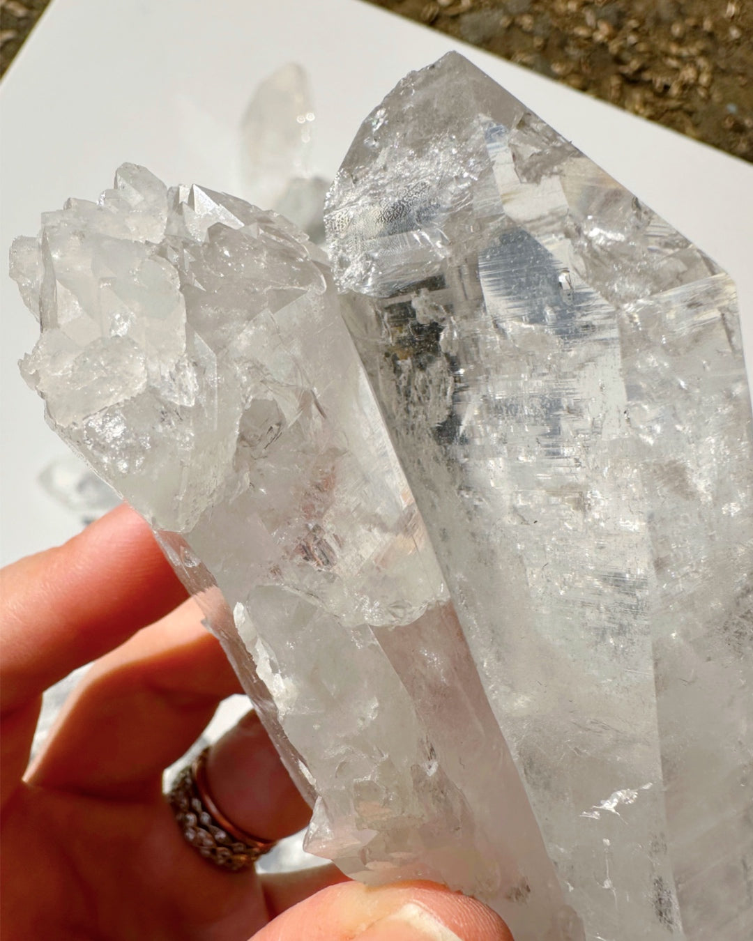 Arkansas Quartz Cluster - Baltic Mermaid