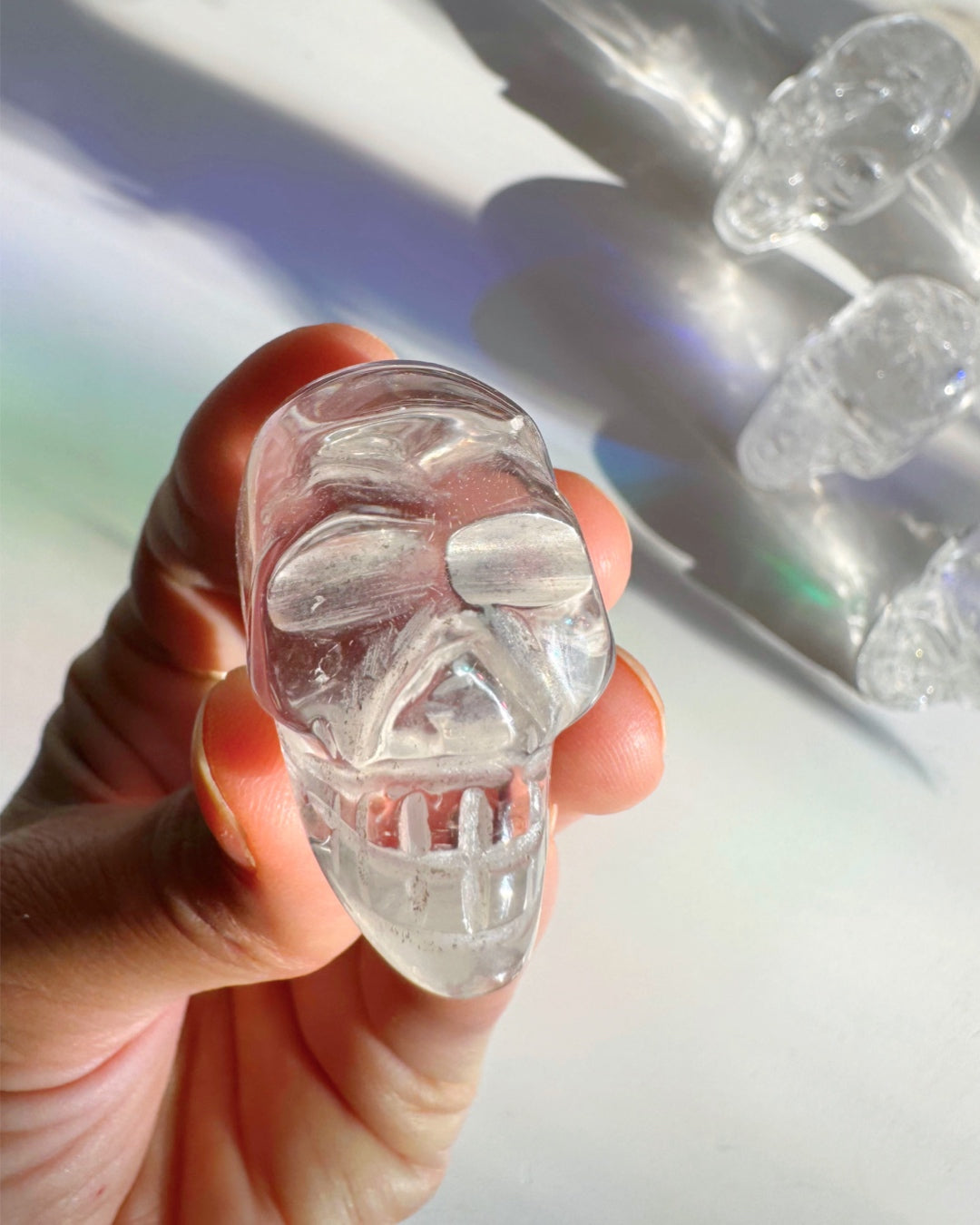Clear Quartz Skull - Baltic Mermaid