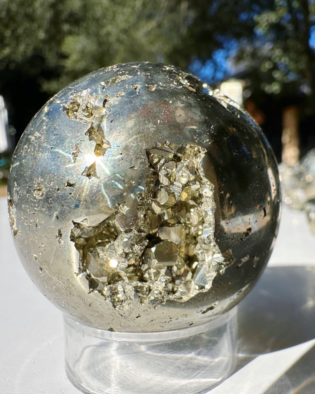 Pyrite Sphere - Baltic Mermaid
