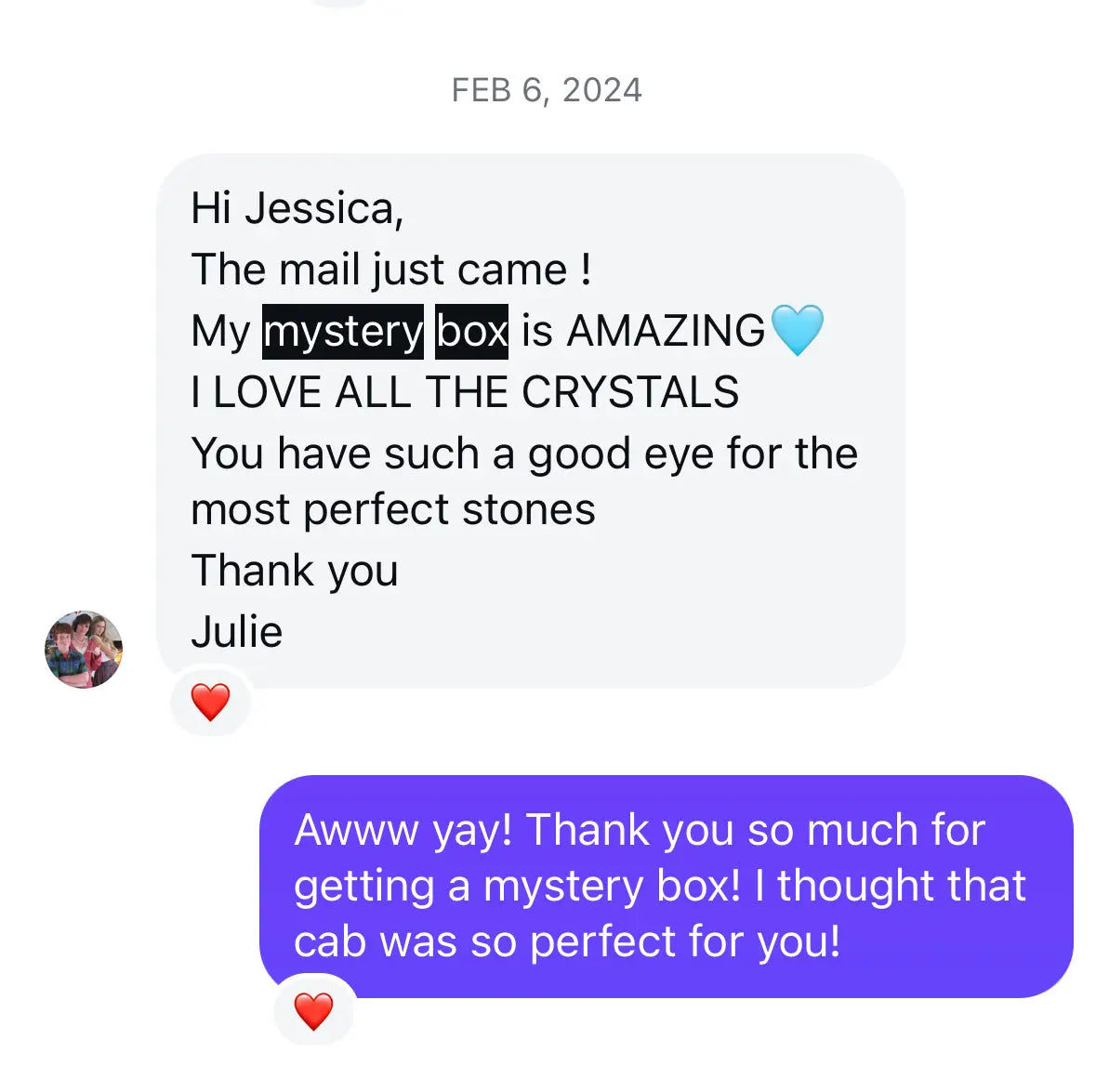 DENVER MYSTERY CRYSTAL BOXES Baltic Mermaid