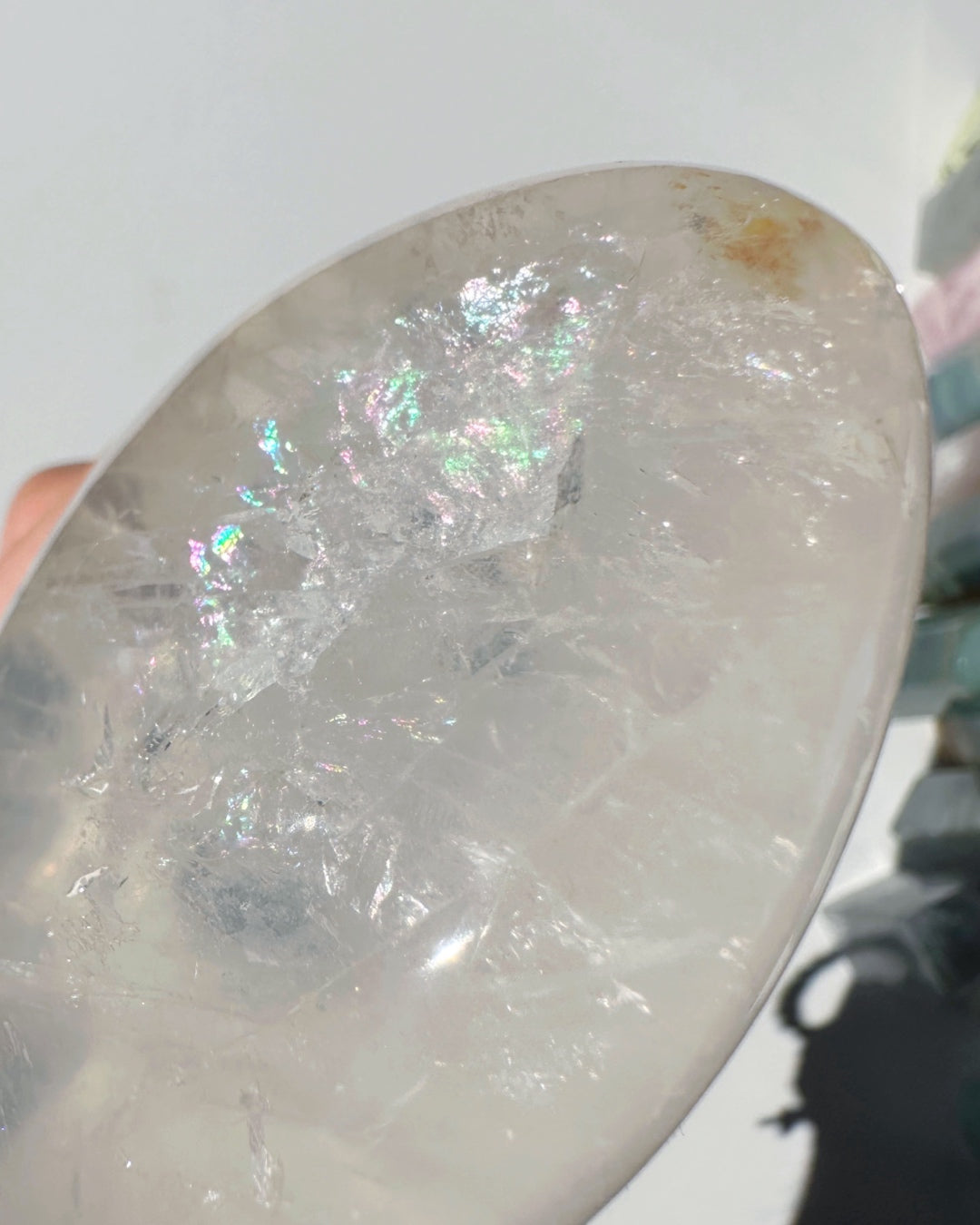 Quartz Freeform w/ Hematoid Inclusions - Baltic Mermaid