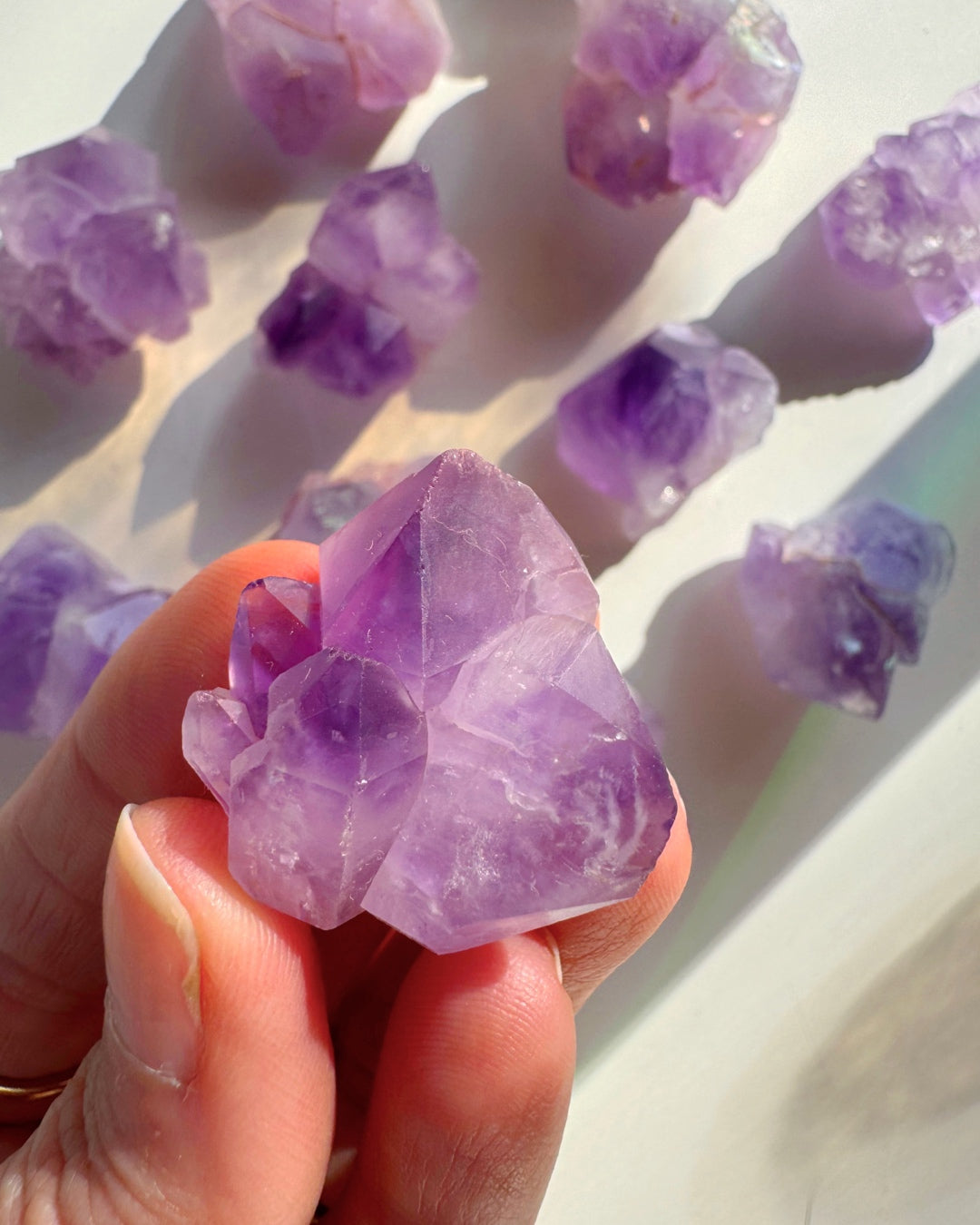 Tibetan Elestial Amethyst Cluster - Baltic Mermaid