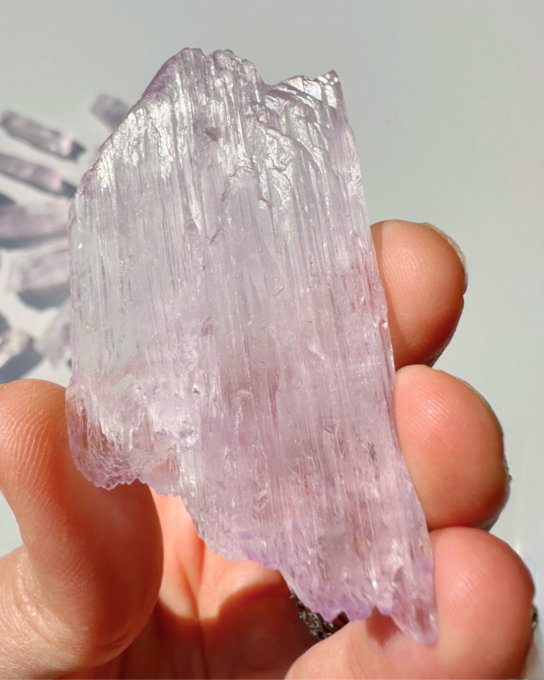 Raw Kunzite