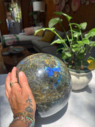 Large Labradorite Sphere from Madagascar Baltic Mermaid