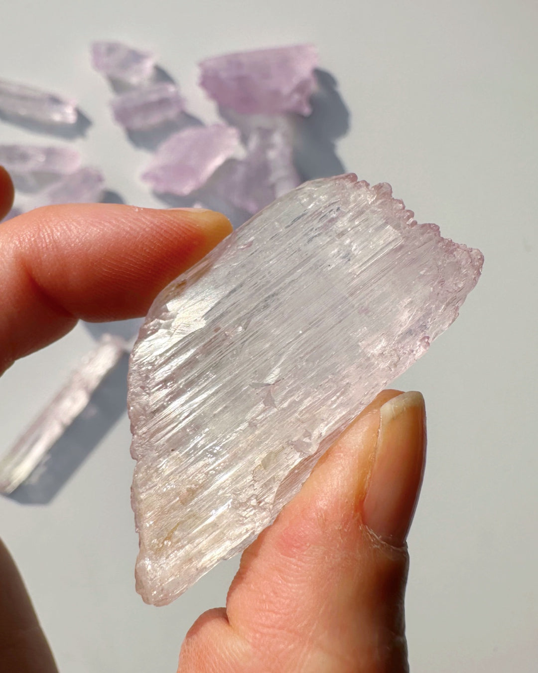 Raw Kunzite