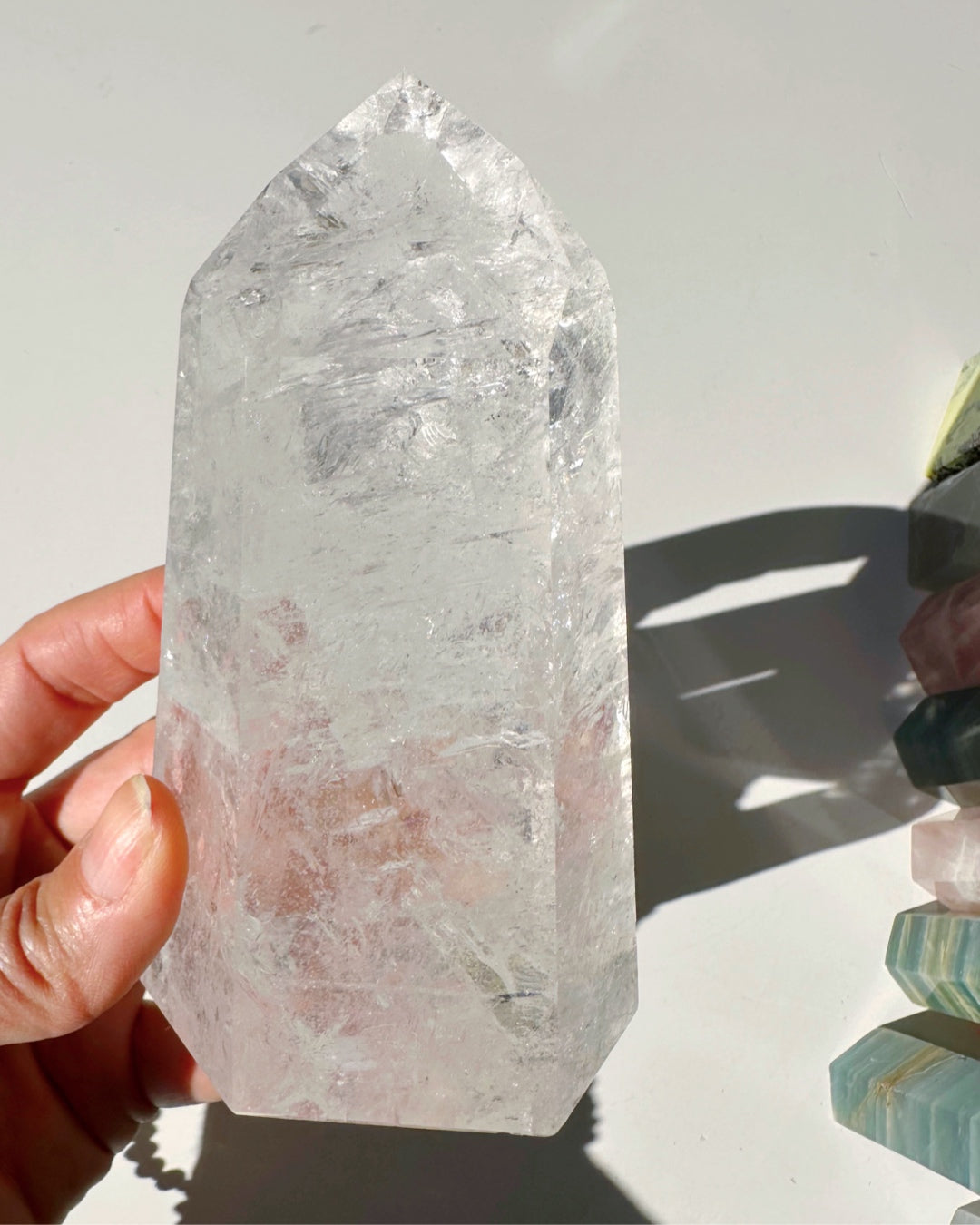 Clear Quartz Tower