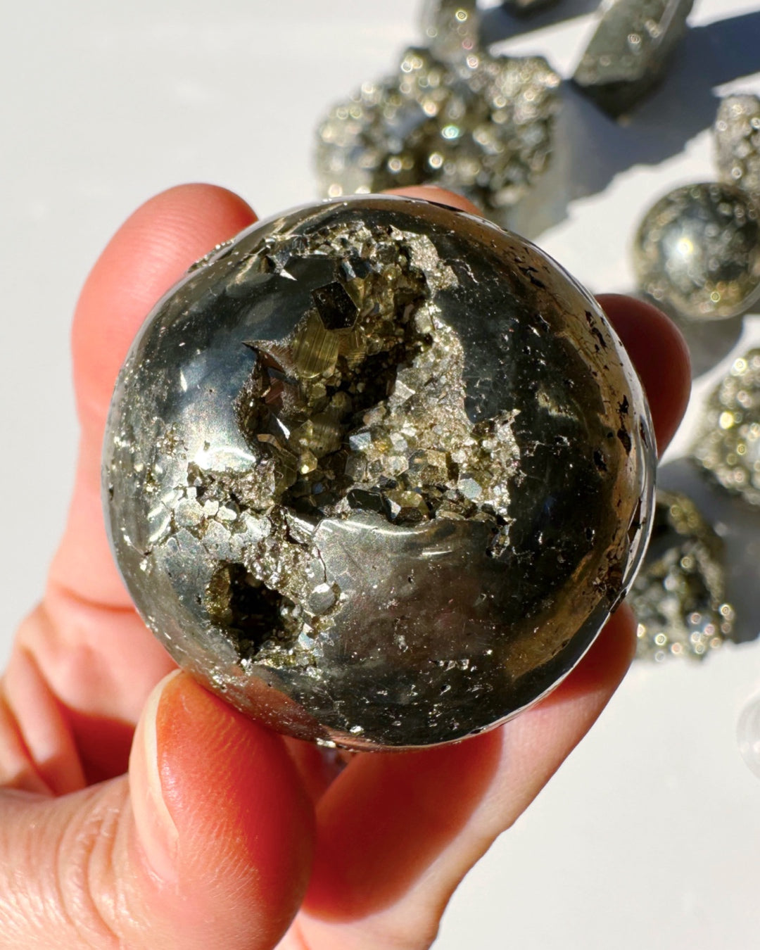 Pyrite Sphere - Baltic Mermaid