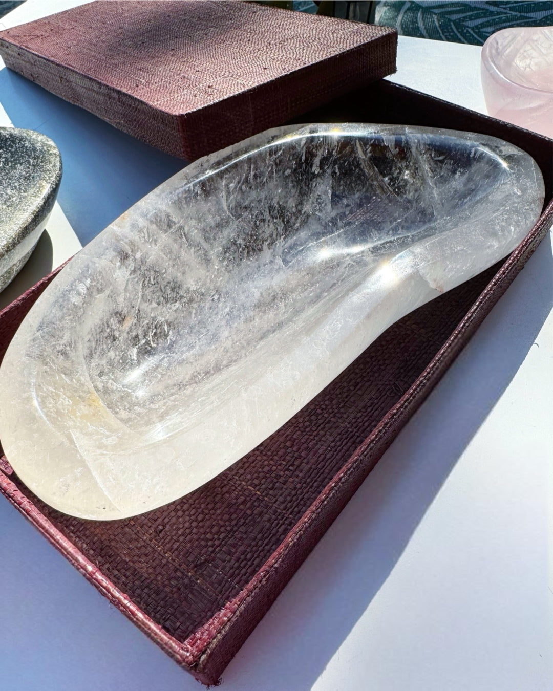 Light Smoky Quartz Dish - Baltic Mermaid