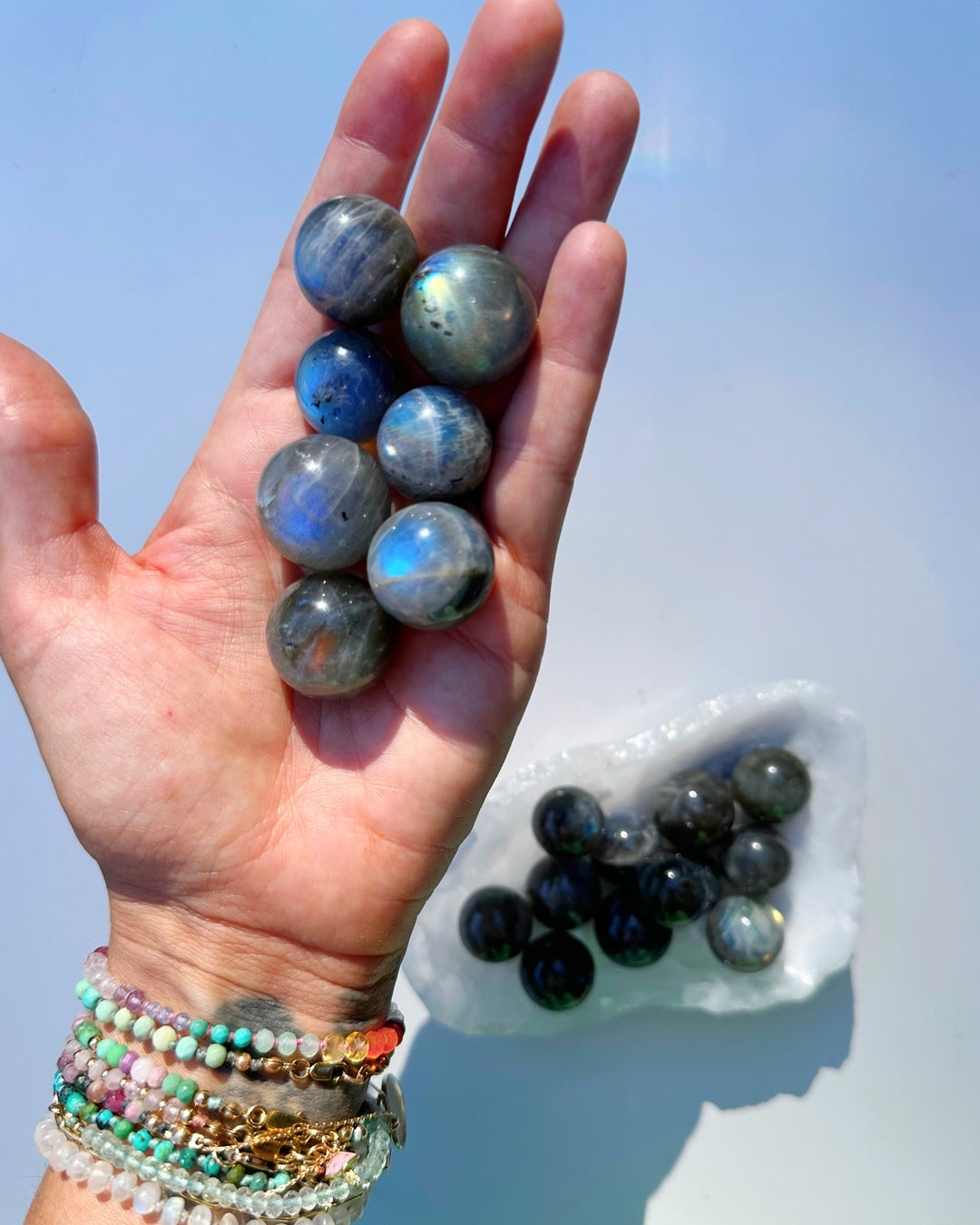 Labradorite Mini Spheres AAA - Baltic Mermaid