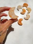 Mini Selenite Crescent Moon Baltic Mermaid