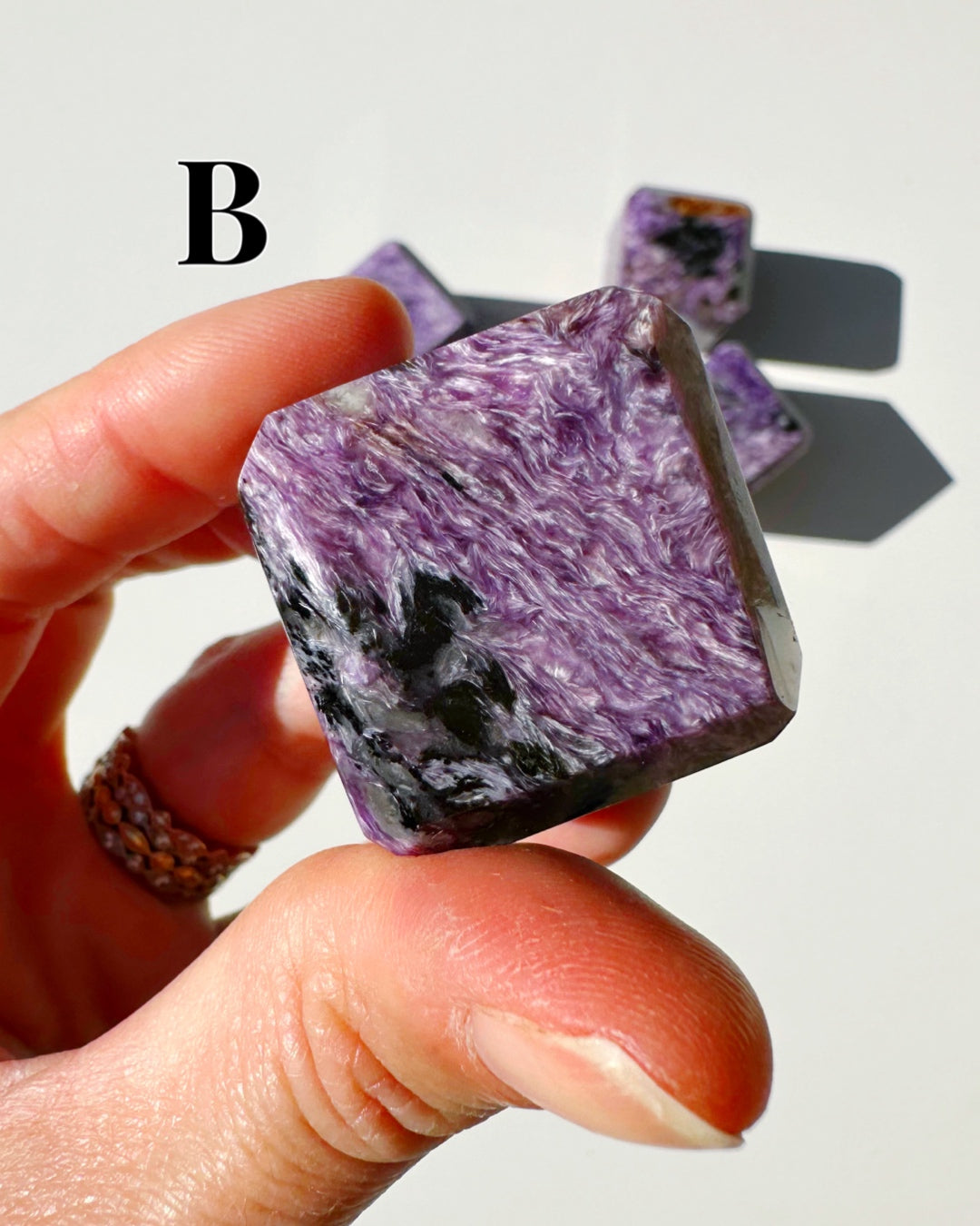 Charoite Cubes