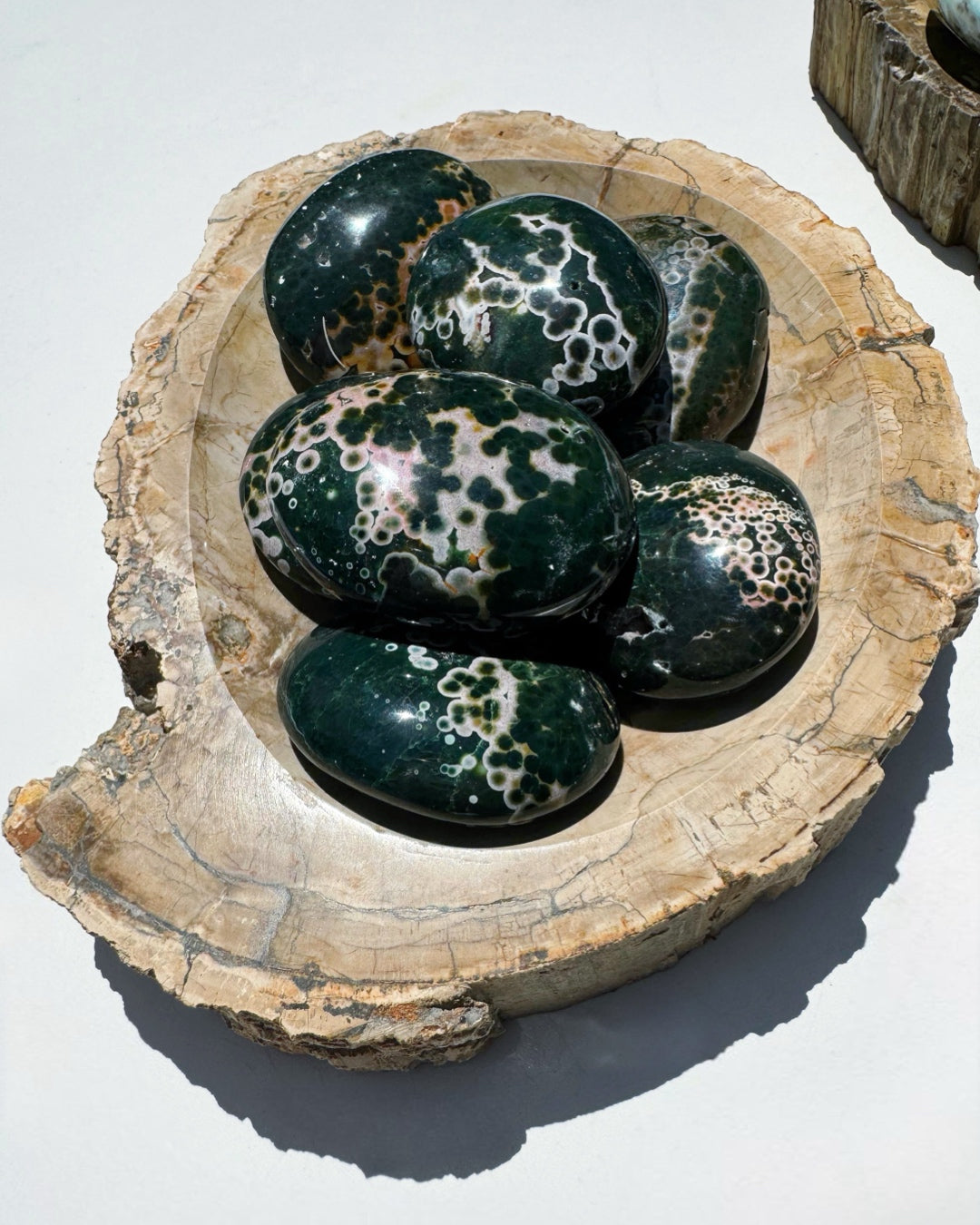 Ocean Jasper Palm Stones - Baltic Mermaid