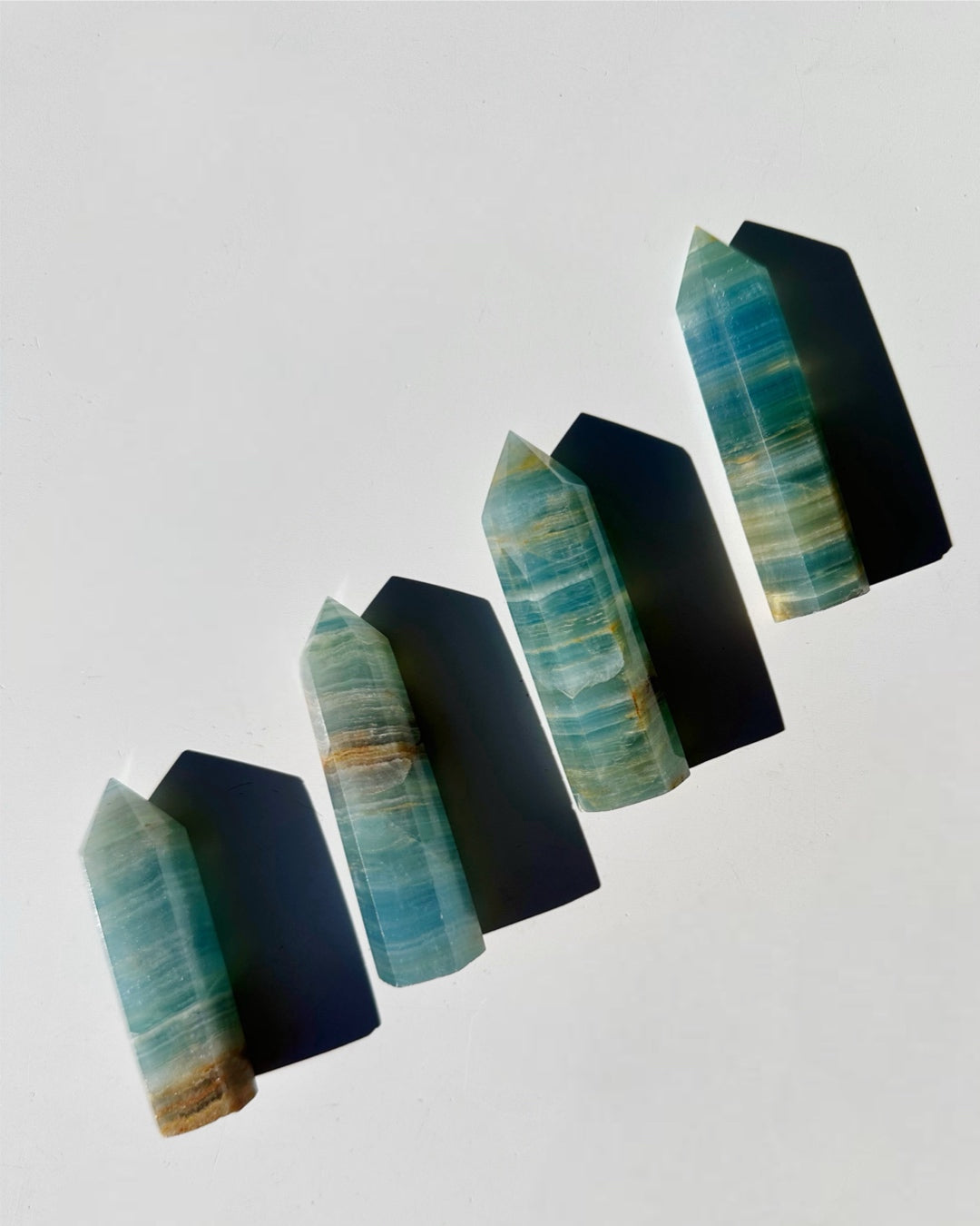 Blue Calcite Towers - Small - Baltic Mermaid