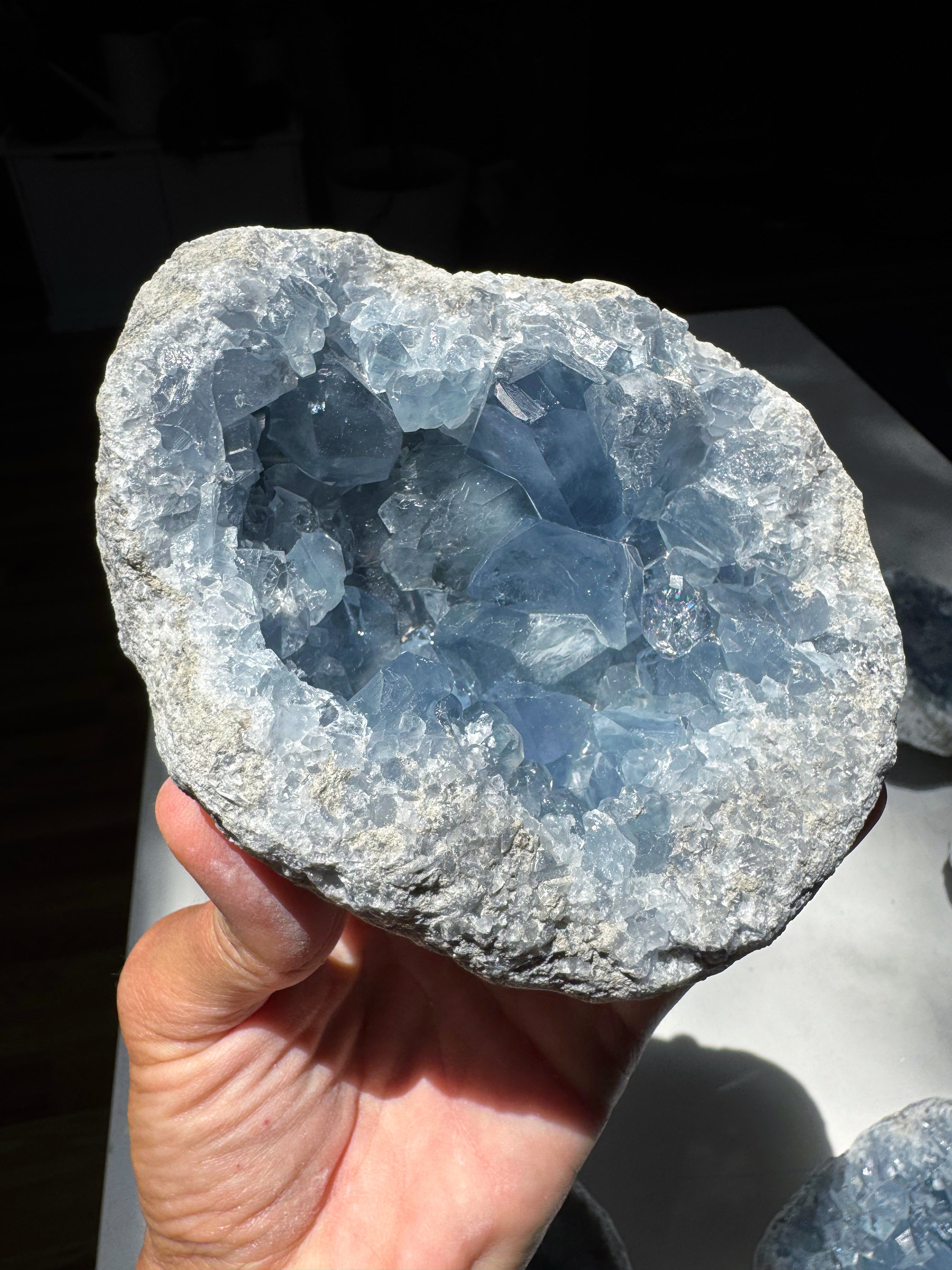 Celestite Cluster Baltic Mermaid