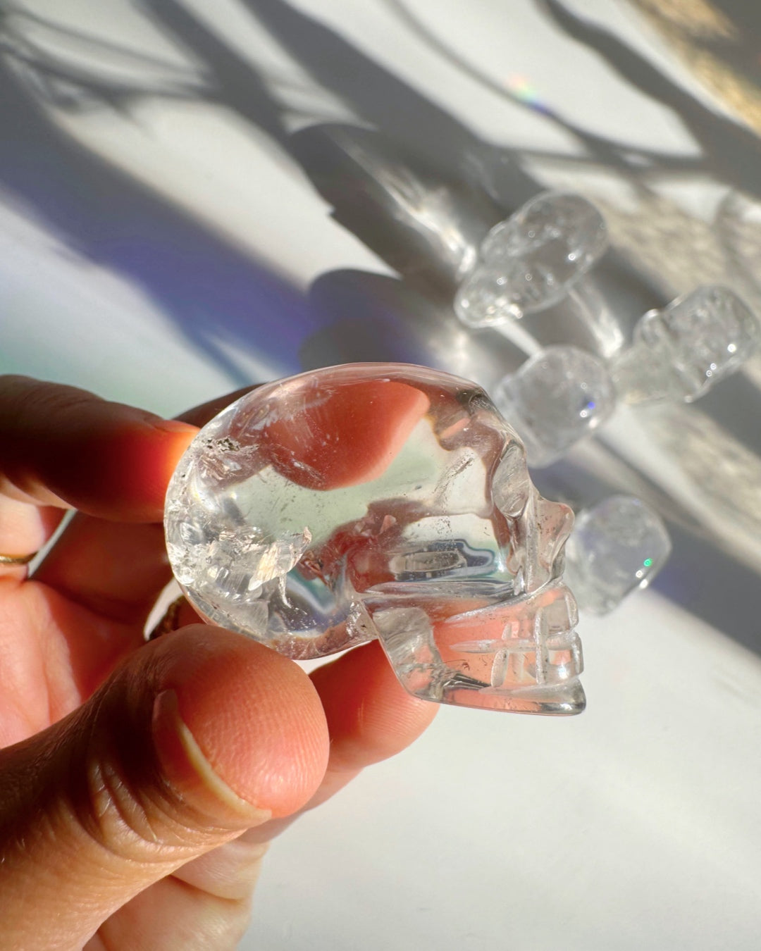 Clear Quartz Skull