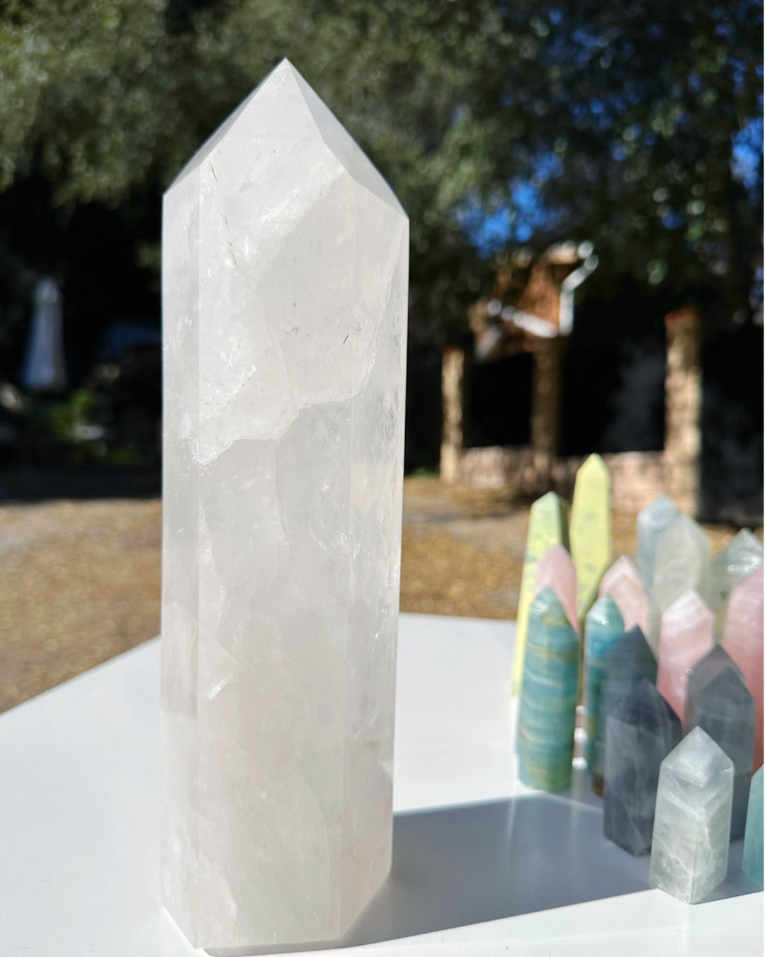 Large Quartz Tower - Baltic Mermaid