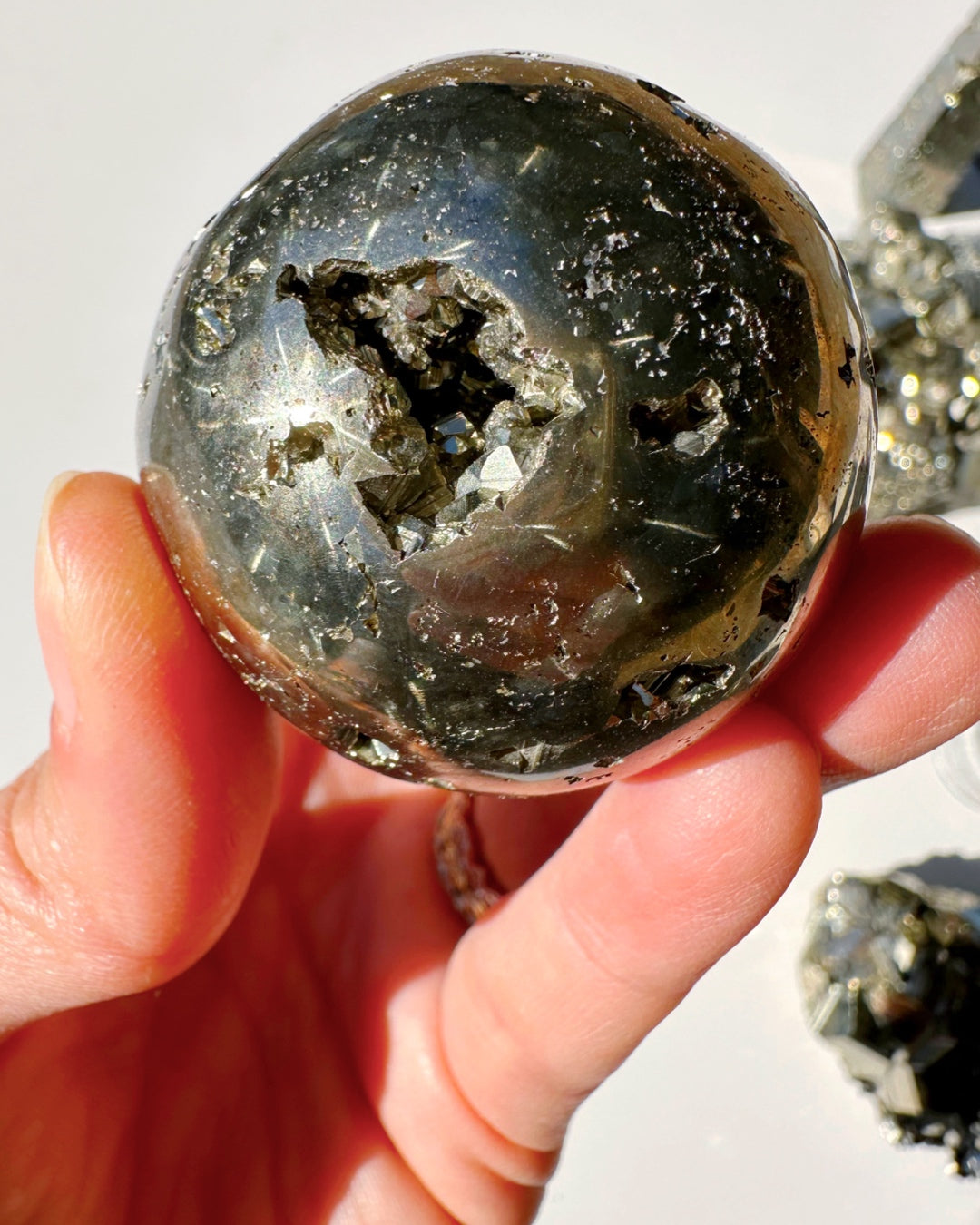 Pyrite Sphere - Baltic Mermaid