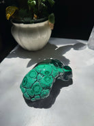 Large Polished Malachite Baltic Mermaid